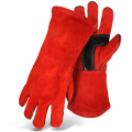 Усиленные сварочные термостойкие кожаные перчатки