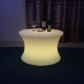 Modern Plastic Material Led Round Center Table