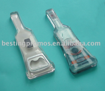 Acrylic Keychain with Bottle Opener