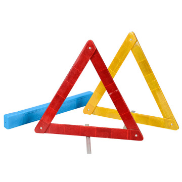 2 PCS Roadway Safety Traffic Signal Reflective Triangle Warning Sign