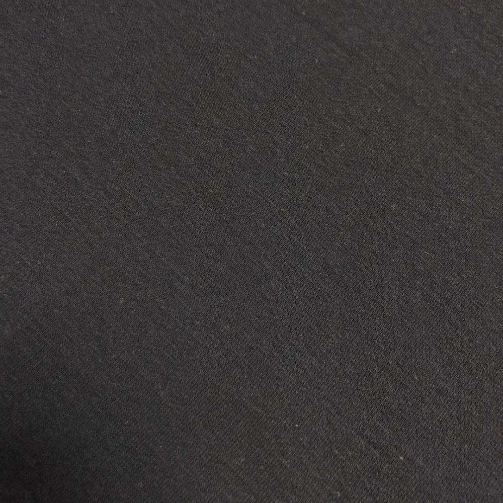 cheap wholesale spandex black french terry knit fabric