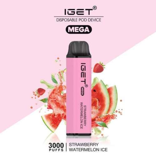 Iget Mega 3000 퍼프 일회용 vape 펜