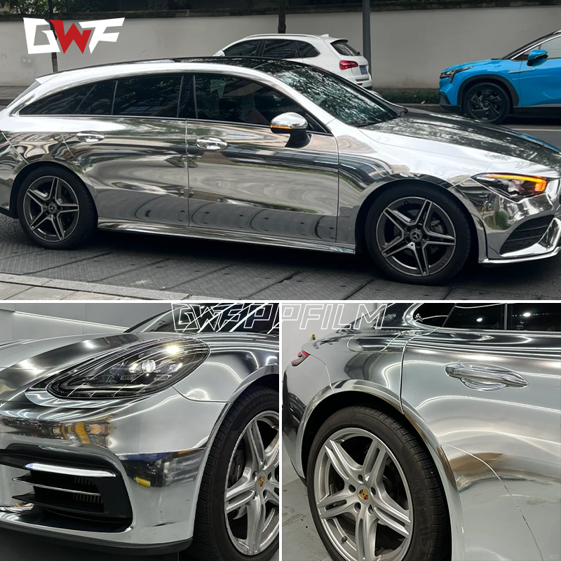 Сатиновая белая алюминиевая виниловая пленка