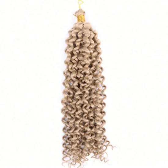 MYZYR Water Wave Human Hair Bundles 14Inch Brazilian Ombre Blonde Red Hair Weave Bundles 1PC Non-Remy Hair Extension Weft SOKU