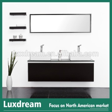 Wall Mounted European Bathroom Cabinet with Single Mirror