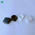 Barattolo di vetro quadrato nero resistente ai bambini per CBD