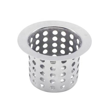 Stainless Steel Filter for Plastic Shower Drain Base and Tub Hair Catcher