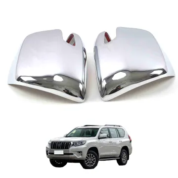OEM Car ABS Carbon Fiber Chrome Exterior Trim Accessories for Toyota Prado Rearview Mirror Cover