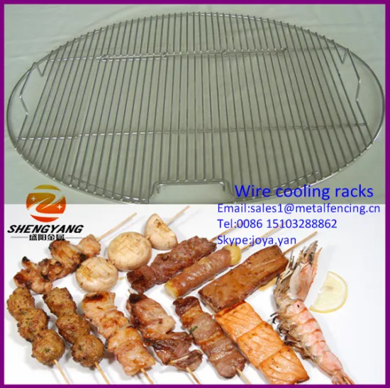 2014 fashion fine non stick mesh roast racks round roasting pans stainless steel welded wire cooling racks