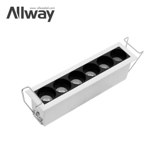 High-Quality 8Watt LED Down Light: Recessed Square and Rectangle Grille Lamps for Workplace Illumination