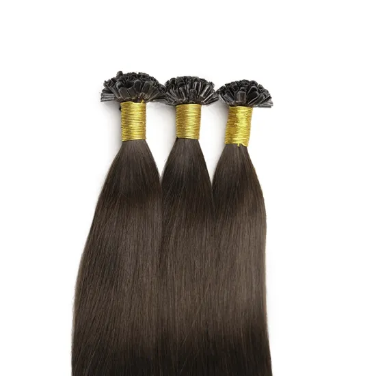 U Tip Hair Wholesale Raw Indian Kinky Curly Itip Keratin Bonds Flat U Remy Human Hair Extensions Micro Links Microlink