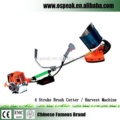 4 Stroke paddy harvest Machine samll rice Harvest machine wheat harvester