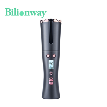 Wireless Curler USB Rechargeable Hair Waver Tongs Iron Curling Wand