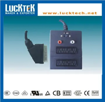 Scart Splitter to Scart jacks and 2RCA