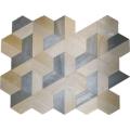 parquet de madeira marrom 12 pol. x 12 pol.