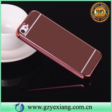 customized protective phone case for huawei y635 chrome tpu mirror cover