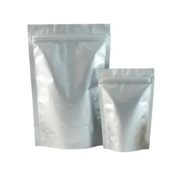 Pure Aluminum Foil Mylar Bags 1 Gallon Resealable Ziplock Food Packaging Stand Up Doypack Bags