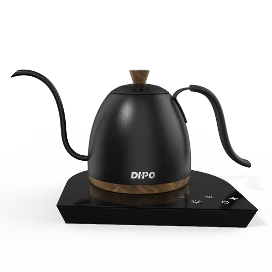 DHPO Stainless Steel Electric Gooseneck Kettle for Pour-Over - Sustainable and High-Quality Temperature Control