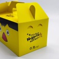 Caja de papel de Kraft de comida para llevar ecológico