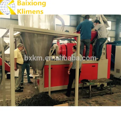 500KG/H plastic PP PE film screw press machine/squeezing dryer machine
