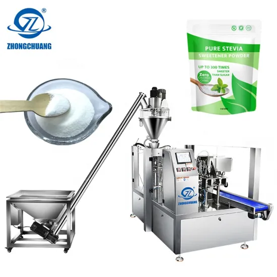 Ziplock Pouch Filling and Sealing Machine for Monk Fruit Sweetener Powder