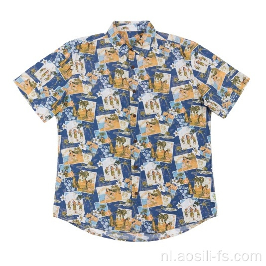 Heren shirts Beach Hawaii