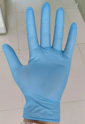 nitrile powder free blue gloves nitrile gloves