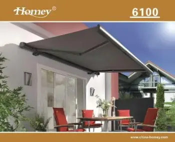 electrical awning with switch