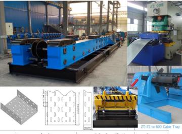 ZT-75 to 600 fully automatic cable tray rolling machine