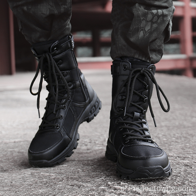 Męskie wojskowe buty wojskowe