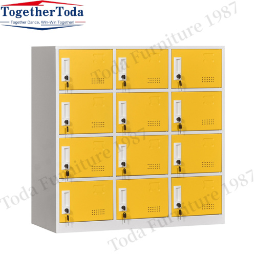 Multi-lattice metal cabinet stadium for school storage