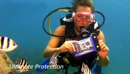 Cooskin PVC cheap waterproof camera case for camera/waterproof camera bag