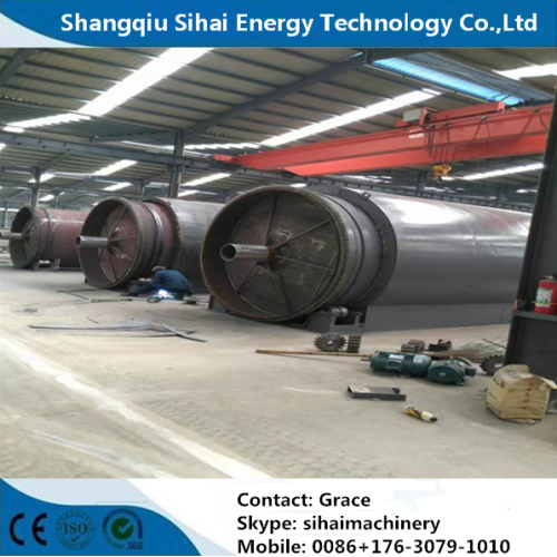 Waste Tire Recycling to New Oil Machinery