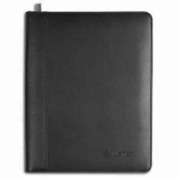 A4 Leather Briefcase with Calculator, Available in Black Color