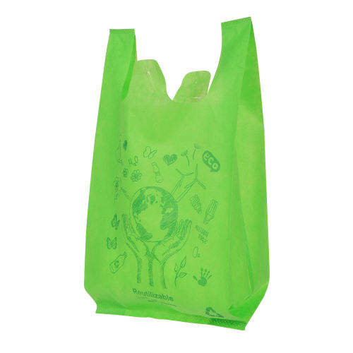 Hot Pressed Nonwoven Tshirt Bags