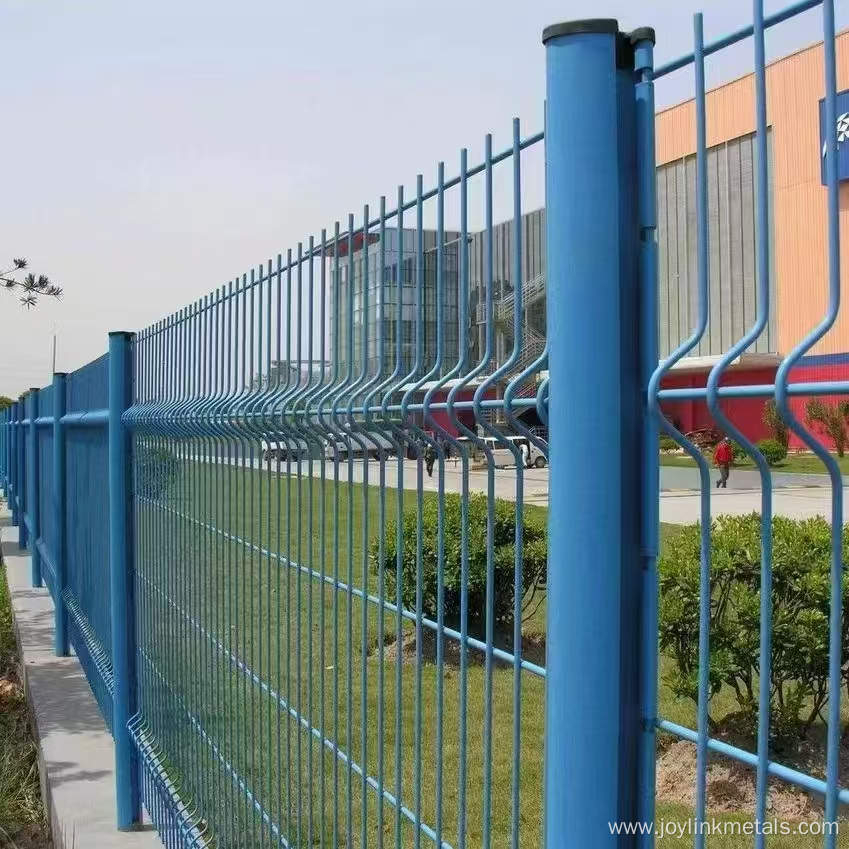 green coated curved welded wire mesh