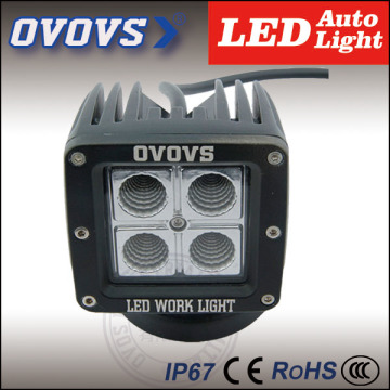 OVOVS auto spare parts factory supply 12v 12w led work light for truck offroad