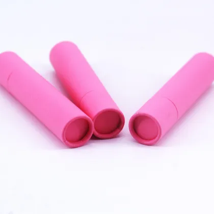 Pink cosmetics essential oil paper tube packaging