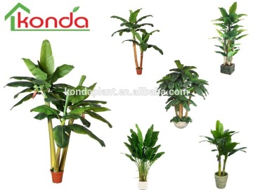 Indoor ornamental plants plastic banana plants