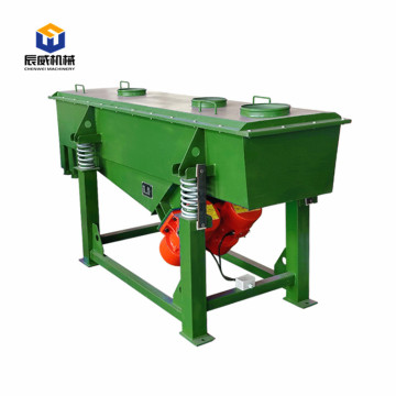 Linear vibrating screen for building material