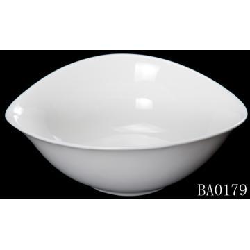 Porcelain Oval Large Soup Bowl / Rice Bowl