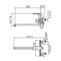 Single Lever Bath Mixer Tap