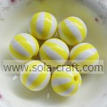 2014 Fashion Beautiful 16MM 500pcs/lot Yellow Resin Beads,Resin Chunky Gumball Beads,Loose Beads Jewelry Making