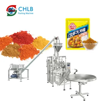Automatic Hot Sealing Packing Machine for Spices and Powders (100g, 200g, 500g)