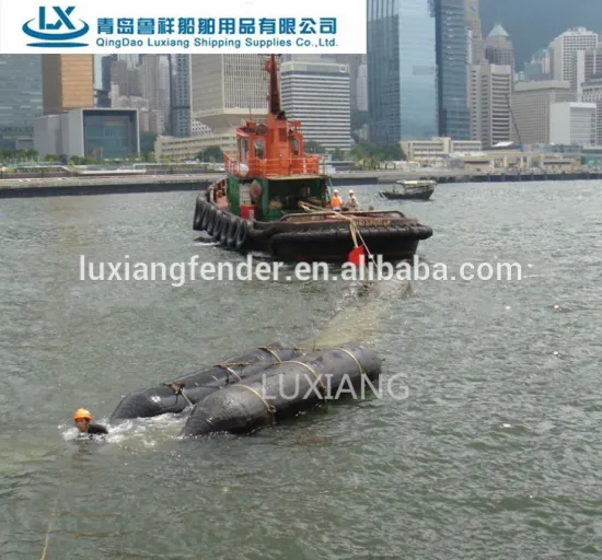 luxiang brand 1.0*15m boat pneumatic marine salvage airbag