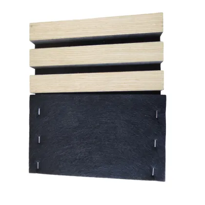Hot Selling Acoustical Wood Slat Panels for Home Soundproofing