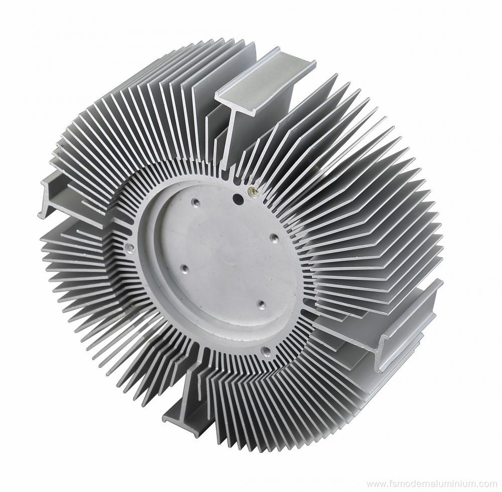 Custom Large Aluminum Heat Sink Extrusion