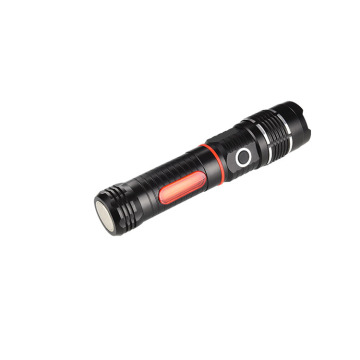 2200mAh Power Bank Function USB Rechargeable COB Flashlight with Magnet - Hot Sales