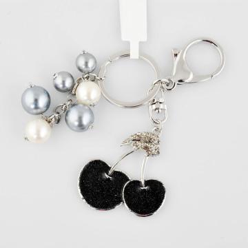 Cherry shape Handbag Widget with Epoxy and Swarovski Stones Glued