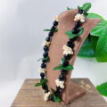 Ribbon Kukui Puka Shell Lei for Graduation Events